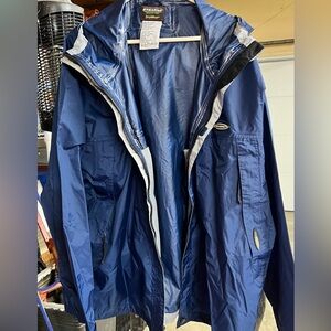 EUC Stearns Men’s Waterproof Rain Jacket Parka Packable